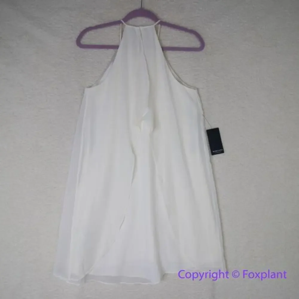 New! GUESS by Marciano‎ Women's Charlie Keyhole Dress white, size XS